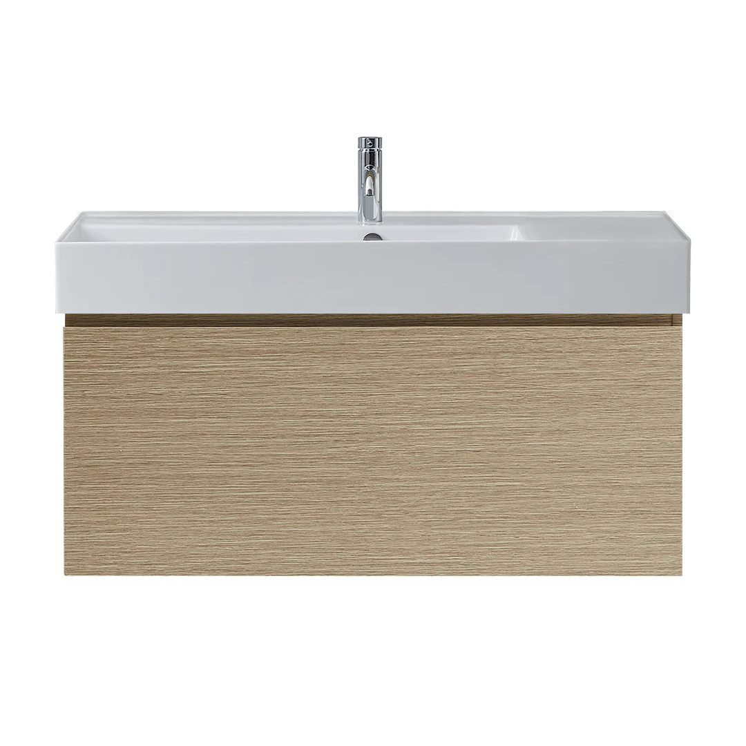 Parisi Rocki Twenty 1000 Wall Mounted Cabinet 1TH - Left Basin Position - Sand Plus - TW-R-1001L-SP