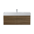 Parisi Rocki Twenty 1200 Wall Mounted Cabinet 1TH - Left Basin Position - Moka - TW-R-1201L-MK
