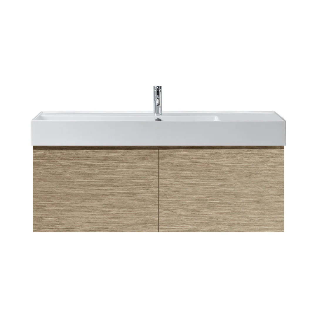 Parisi Rocki Twenty 1200 Wall Mounted Cabinet 1TH - Left Basin Position - Sand Plus - TW-R-1201L-SP
