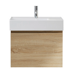 Parisi Rocki Twenty 600 Wall Mounted Cabinet with Right Bowl Top 1TH - Left Basin Position - Sahara - TW-R-601L-SH