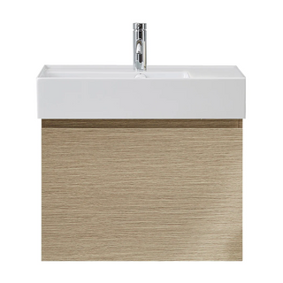 Parisi Rocki Twenty 600 Wall Mounted Cabinet with Right Bowl Top 1TH - Left Basin Position - Sand Plus - TW-R-601L-SP