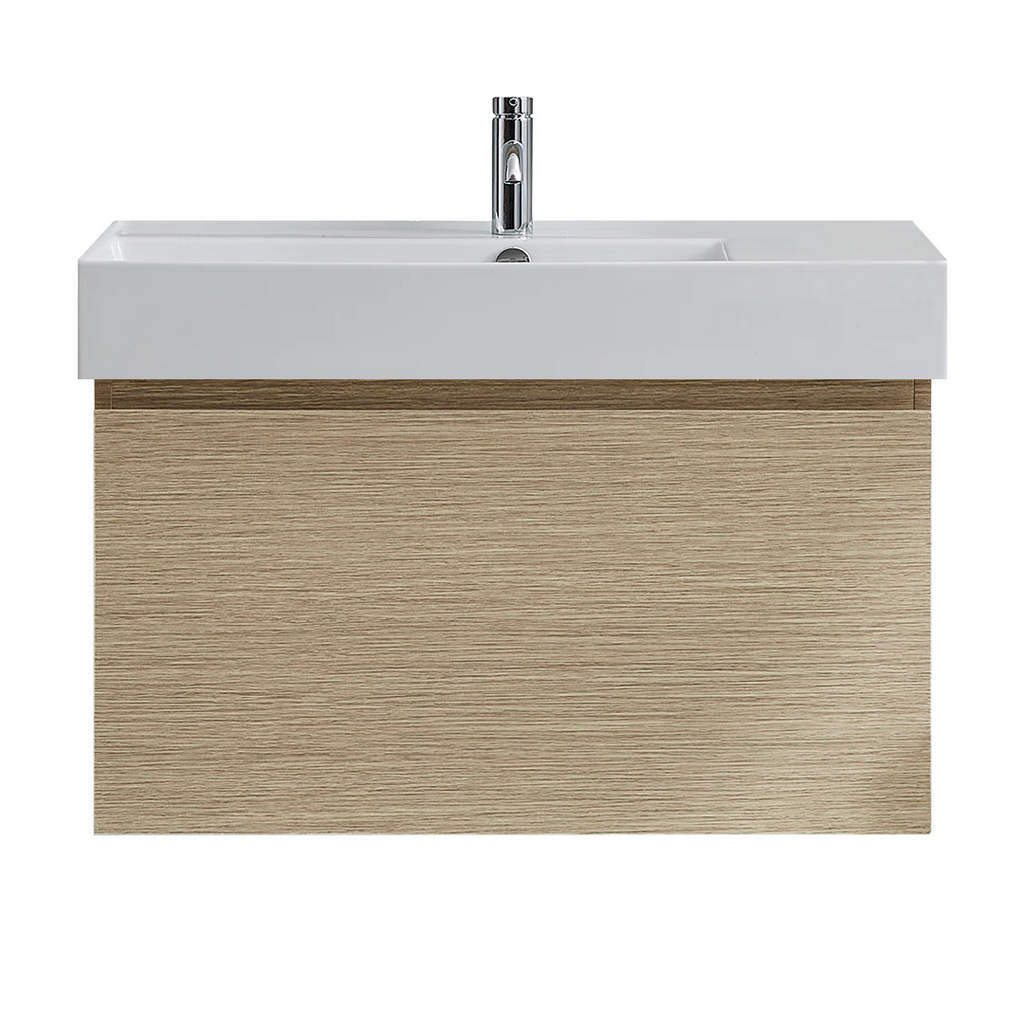 Parisi Rocki Twenty 800 Wall Mounted Cabinet 1TH - Left Basin Position - Sand Plus - TW-R-801L-SP