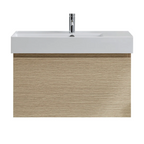 Parisi Rocki Twenty 800 Wall Mounted Cabinet 1TH - Left Basin Position - Sand Plus - TW-R-801L-SP