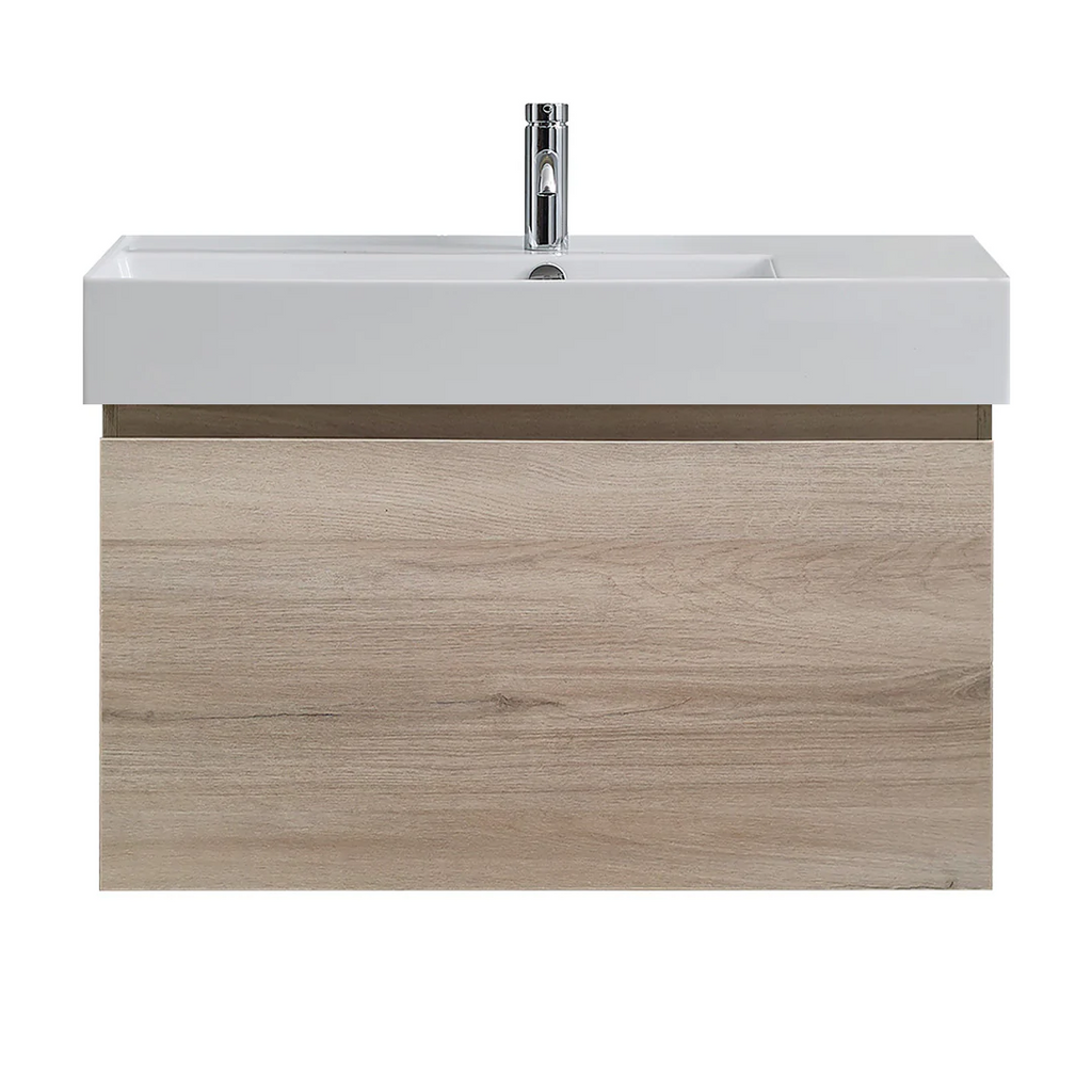 Parisi Rocki Twenty 800 Wall Mounted Cabinet 1TH - Left Basin Position - Sahara - TW-R-801L-SH