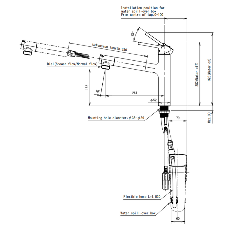 Taqua T-5 Filtration Tap M c/p