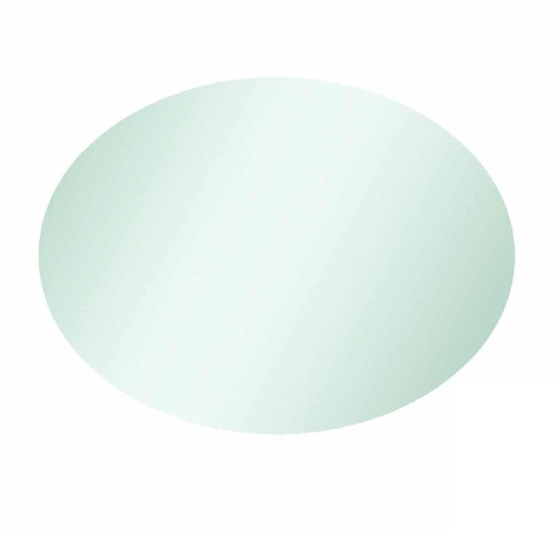 Thermogroup Cody Polished Edge Oval Mirror - 900x750mm Glue-to-Wall and Demister - CO9075GTD