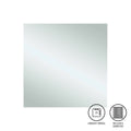 Thermogroup Jackson 750 Square Polished Edge Mirror - with Hangers & Demister - JS7575HND