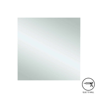 Thermogroup Jackson Square 750 Polished Edge Mirror - Glue-to-Wall - JS7575GT