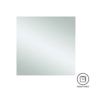 Thermogroup Jackson Square 750 Polished Edge Mirror - with Hangers - JS7575HN