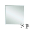 Thermogroup Montana Square 25mm Bevel Edge Mirror - Glue-to-Wall & Demister - MS7575GTD