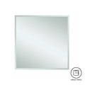 Thermogroup Montana Square 25mm Bevel Edge Mirror - with Hangers - MS7575HN