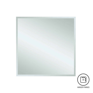 Thermogroup Montana Square 25mm Bevel Edge Mirror - with Hangers - MS7575HN