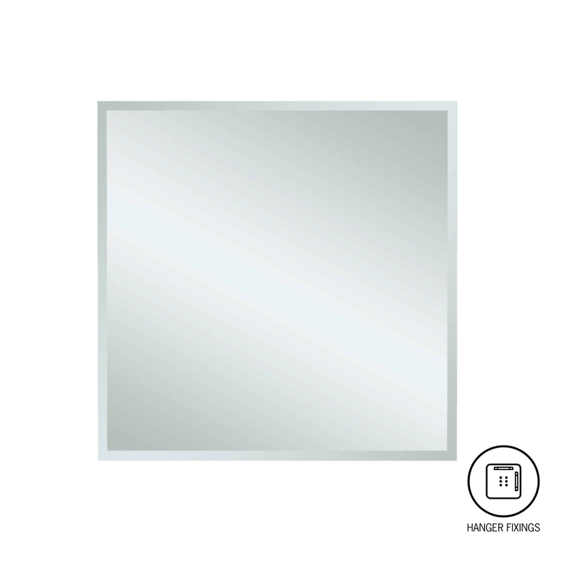 Thermogroup Montana Square 25mm Bevel Edge Mirror - with Hangers
