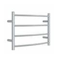 Thermorail 240V Curved 420 Round Heated Towel Ladder - CR40M Polished Stainless Steel