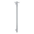 Thermorail 240V Round 900 Vertical Single Heated Towel Rail - VSH900H Polished Stainless Steel