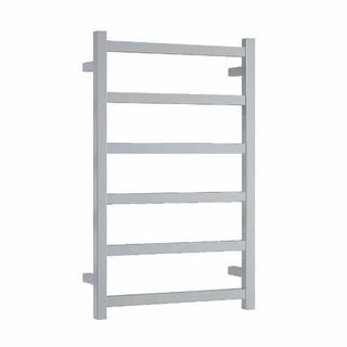 Thermogroup 240V Straight 500 Square Budget Heated Towel Rail - BS28M Polished Stainless Steel