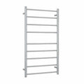 Thermogroup 240V Straight 600 Round Budget Ladder Heated Towel Rail - BS46M Polished Stainless Steel