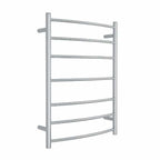 Thermorail 240V Curved 600 Round Ladder Heated Towel Rail - CR44M Polished Stainless Steel