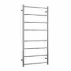 Thermorail 240V Straight 530 Round Ladder Heated Towel Rail - SRB27M Brushed Stainless Steel