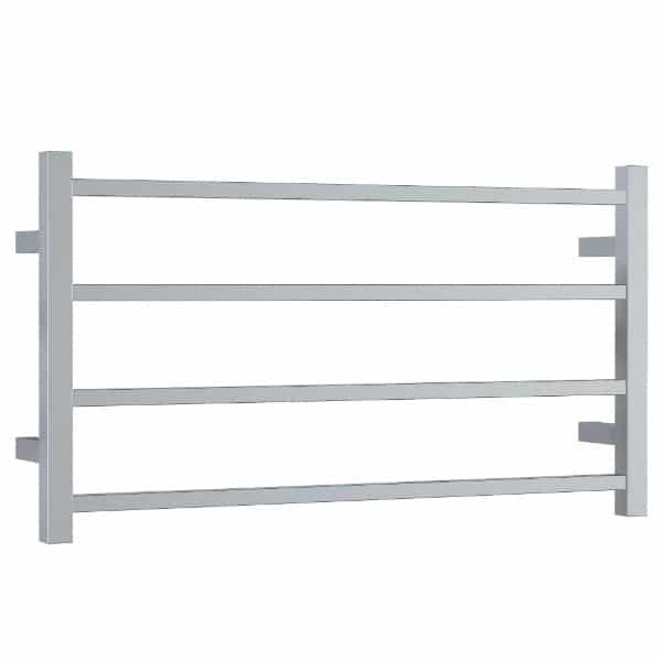 Thermorail 240V Straight 800 Square Ladder Heated Towel Rail - SS81M Polished Stainless Steel