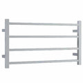 Thermorail 240V Straight 800 Square Ladder Heated Towel Rail - SS81M Polished Stainless Steel