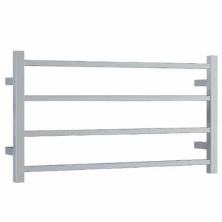 Thermorail 240V Straight 800 Square Ladder Heated Towel Rail - SS81M Polished Stainless Steel