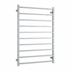 Thermorail 240V Straight 800 Square Ladder Heated Towel Rail - SS88M Polished Stainless Steel