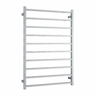 Thermorail 240V Straight 800 Square Ladder Heated Towel Rail - SS88M Polished Stainless Steel