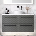 Timberline x Shaynna Blaze Caprio 1200mm Wall Hung Vanity - Stratiss SilkSurface - SHC-V-1200-C-SSA-W