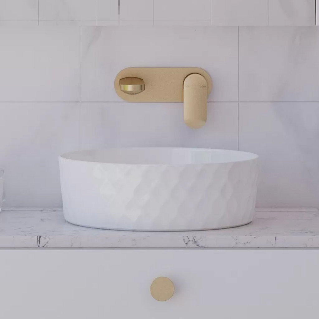 Timberline Diamond Above Counter Basin - Gloss White - DIABS360WGS