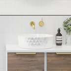 Timberline Diamond Above Counter Basin - Gloss White - DIABS360WGS