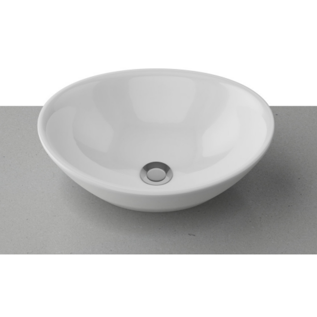 Timberline Elite Above Counter Basin - Gloss White - ELIBS415WGS