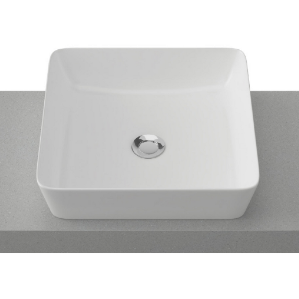 Timberline Florent Above Counter Basin - Gloss White - FLOBS400WGS