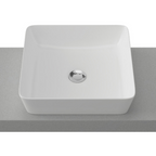 Timberline Florent Above Counter Basin - Gloss White - FLOBS400WGS