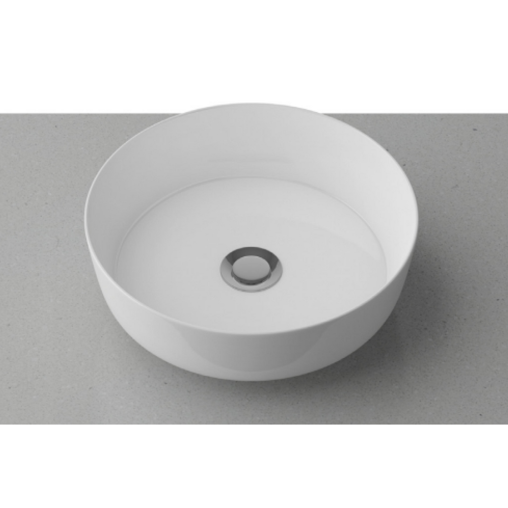 Timberline Gem Above Counter Basin - Gloss White - GEMBS305WGS