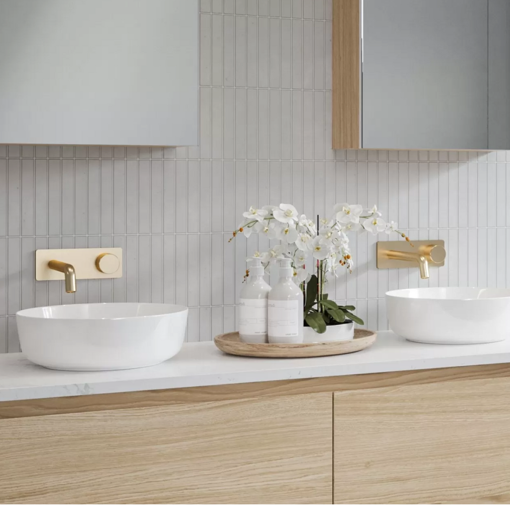 Timberline Gem Above Counter Basin - Gloss White - GEMBS305WGS