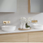 Timberline Gem Above Counter Basin - Gloss White - GEMBS305WGS