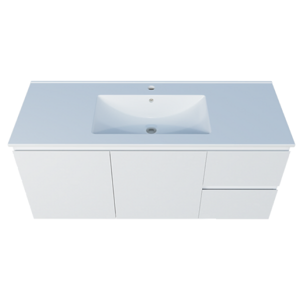 Timberline Harmony Bassini Wall Hung Vanity - 1200mm Alpha Top