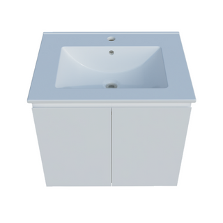 Timberline Harmony Bassini Wall Hung Vanity - 600mm Alpha Top - HAR-V-600-C-APH-W