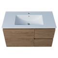 Timberline Harmony Bassini Wall Hung Vanity - 900mm - HAR-V-900-C-APH-W