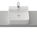 Timberline Iconic 420mm Above Counter Basin - Gloss White - ICNBS420WGS