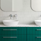 Timberline Jupiter Above Counter Basin - Gloss White - JUPBS450WGS
