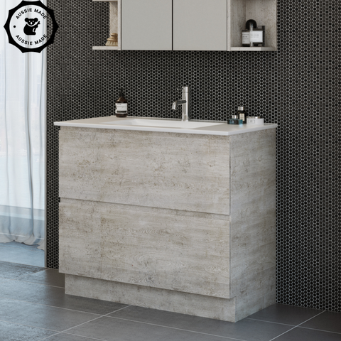 Timberline Nevada Plus 900mm Freestanding Vanity - Alpha Ceramic Top