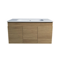 Timberline Rockford Wall Hung Vanity with Haven Dolomite & Basin Top 900mm - RKFV900CHVNW
