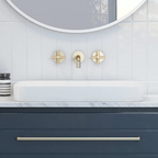 Timberline Rome Inset Basin - Gloss White - ROMBS600WGS