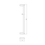 Parisi Tondo 450mm Towel Rail - Chrome - TO.TR45