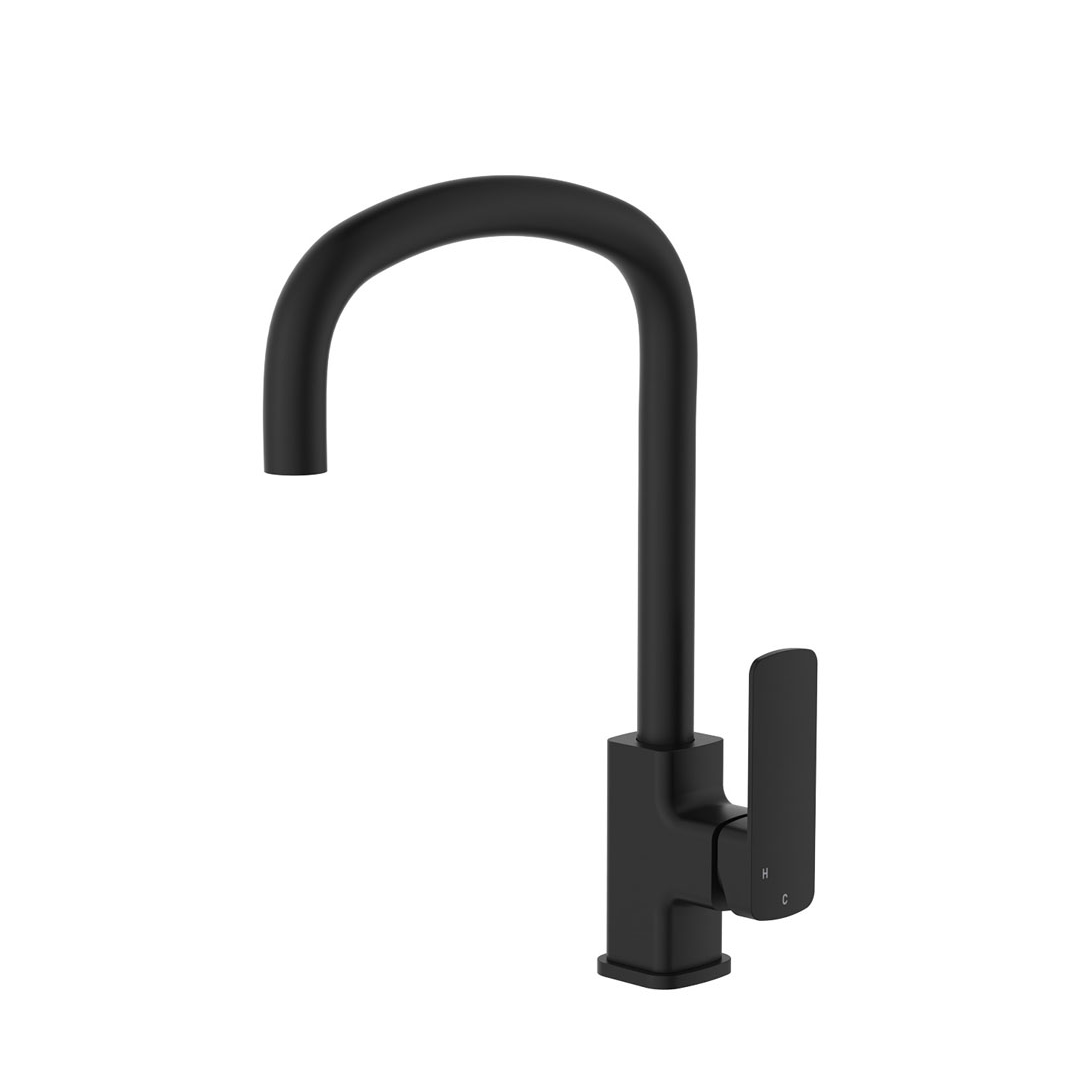 Fienza Tono Sink Mixer Matte Black
