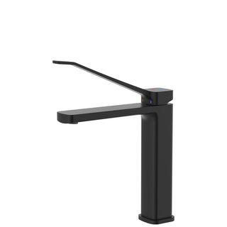 Fienza Tono Care Medium Basin Mixer, Matte Black - 233110DB