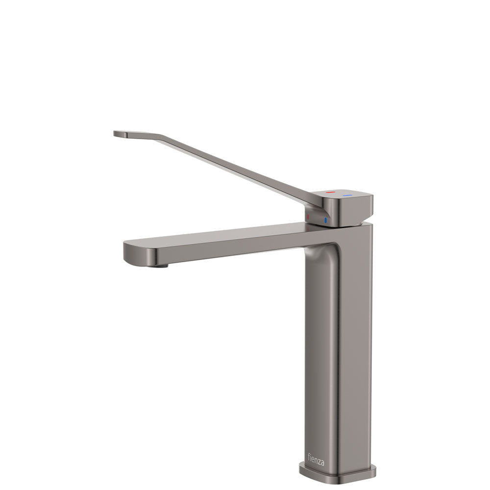 Fienza Tono Care Medium Basin Mixer, Gun Metal - 233110DGM
