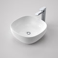 Caroma Tribute 400 Curved Square Above Counter Basin - White - 874800W